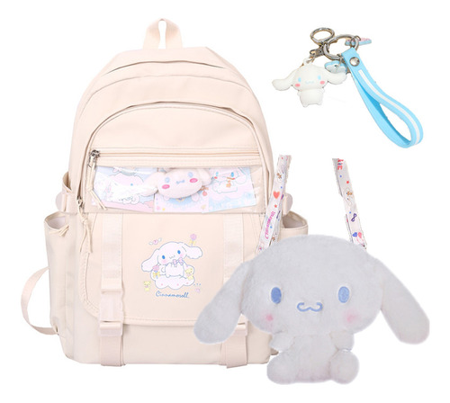 Mochila Cinnamoroll Con Bonito Bolso De Peluche