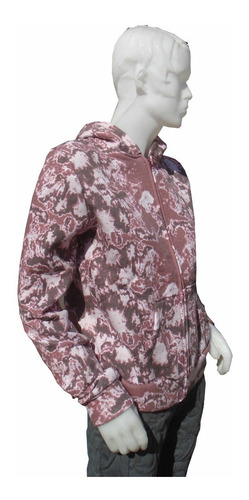 Campera Dgv Con Capucha Estampada Camuflado