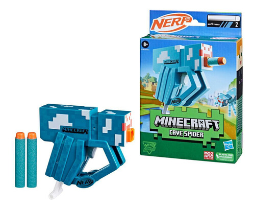 Nerf Lanzador Microshots Minecraft O Roblox 2x Original