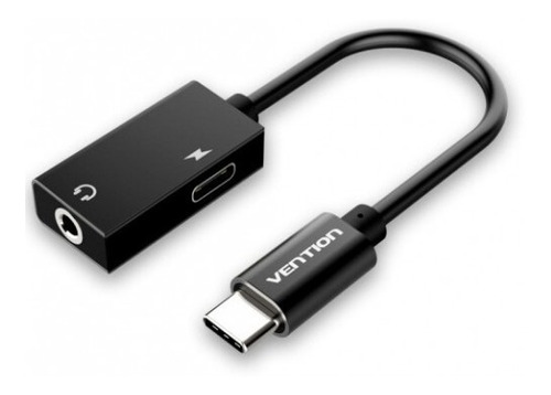 Adaptador Audio Usb C A Audio Jack 3.5 Hembra + Power Ventio