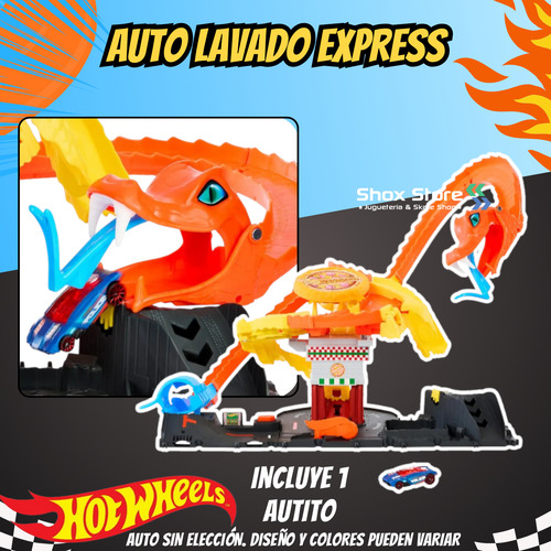 Playset Hot Wheels Pizza Ataque De Cobra Pista Lanzador City