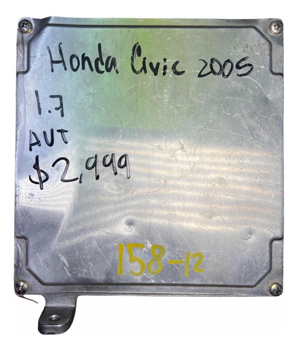 Computadora Honda Civic 2005 Motor 1.7 Aut Pn: 37820-plm-a74