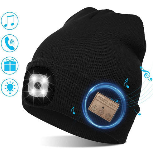 . Gorro Bluetooth Sem Fio Para Música Mais Quente