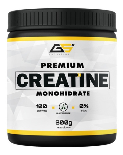 Creatina 300g - 100 Doses - Gs Nutrition