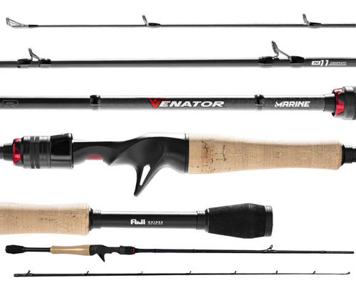 Vara Carretilha Marine Sports Venator 1,73m 12-17lbs - 2 Pts