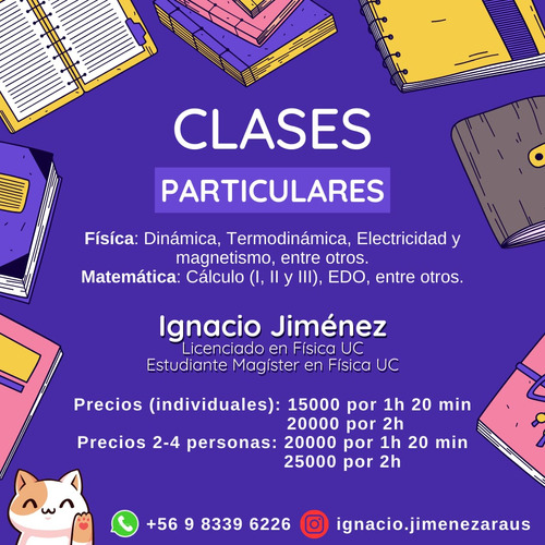 Clases Particulares De Física/matemática Universidad Y Paes