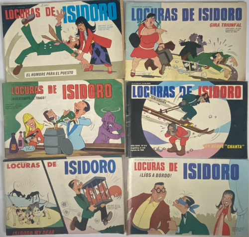 Locuras De Isidoro Lote De 6 Revistas L6 Cl03