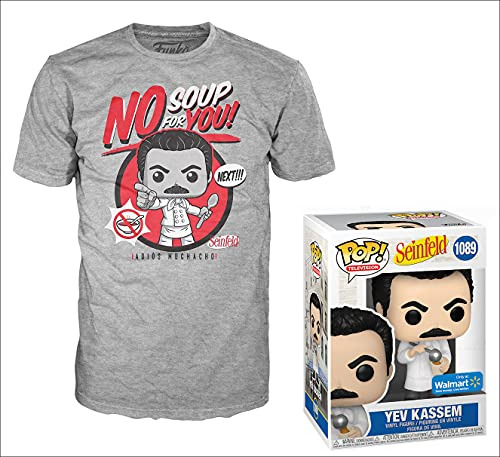 Funko Pop!  Tee: Seinfeld - Yev Kassem (soup Nazi) No Fb1wa