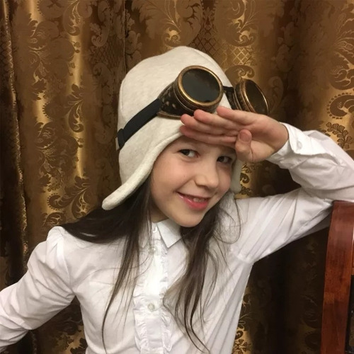 Imagen 5 de 6 de Gafas Cosplay Steampunk Danganronpa Gafas Piloto Disfraz
