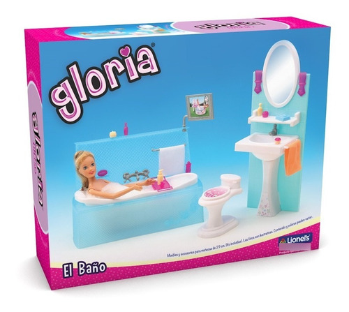 Gloria  El Baño Muebles Para Muñeca Accesorios Quepeños