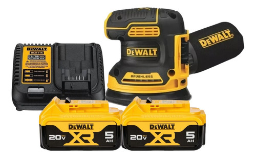 Lixadeira Roto Orbital Dewalt Dcw210 2 Bateria 5ah C/ Carreg