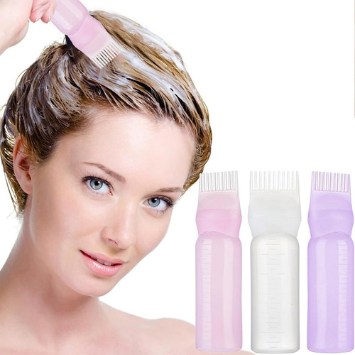 4 Pzs Botellas Para Teñir Cabello Con Peine, Hogar Y Salón