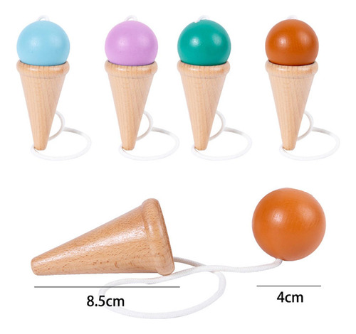 3 Bolas Kendamas De Madera Kendamas Bola Y Taza Japonesas