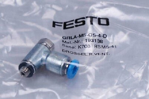 Válvula Reguladora De Flujo Festo Grla-m5-qs-4-d (2 Piezas)
