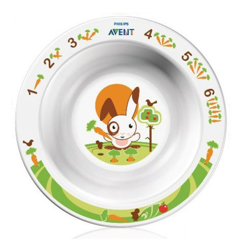 Plato Hondo Pequeño Infantil Avent Scf706/00 Alimentacion