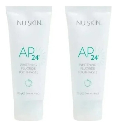 Pack 2 Pasta De Dientes Nu Skin Ap 24 Blanqueadora Nuskin