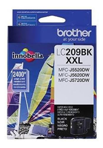 Hermano Impresora Lc209bk Súper Alto Rendimiento Cartucho De