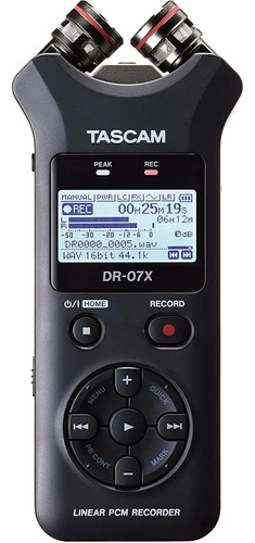 Tascam Dr-07x Grabadora De Audio Portátil Estéreo E Interfaz