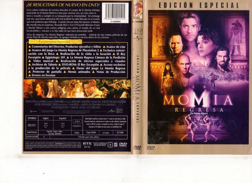 La Momia Regresa (2001) (mx) - Dvd Original - Mcbmi