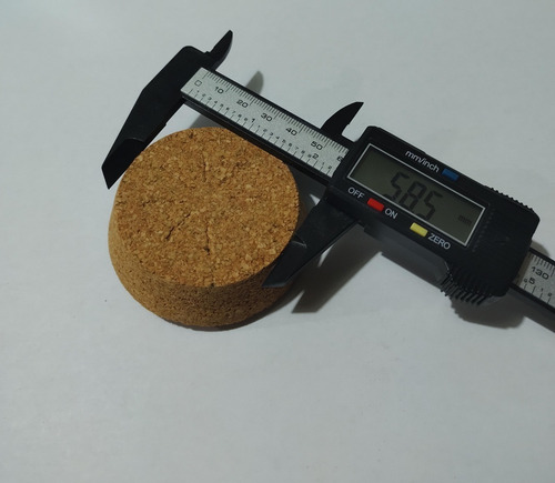 Tapón Corcho Natural Para Frasco Tapas No. 3 Especial Pieza