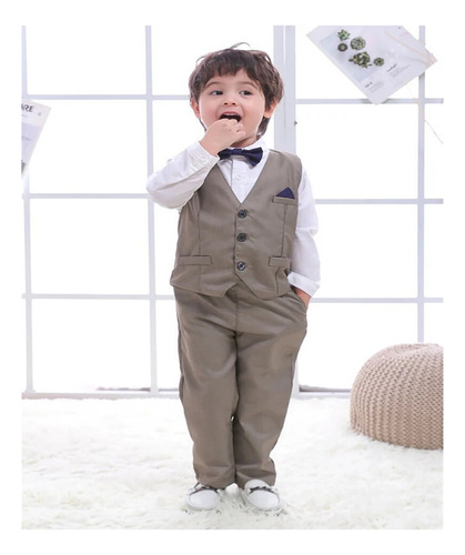 Fwefww Conjunto De Ropa Formal Para Niños, Chaleco, Blazer