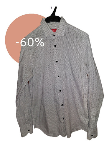 Camisa Zara Para Hombre - Talla S - Blanco - Ahorra 60%
