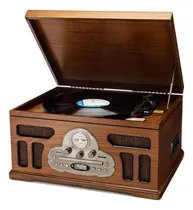 Comprar Tocadiscos Soundbeast 6-en-1 Bluetooth Cd Radio Madera