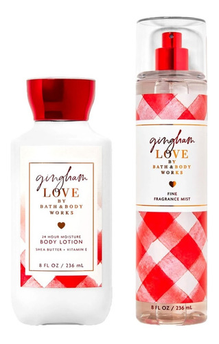 Gingham Love Fragancia Y Crema Líquida Bath & Body Works