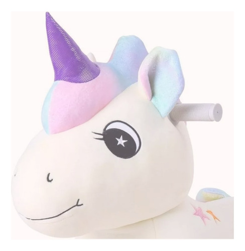 Montable Eléctrico De 6v Unicornio De Peluche Apache. (Usado)