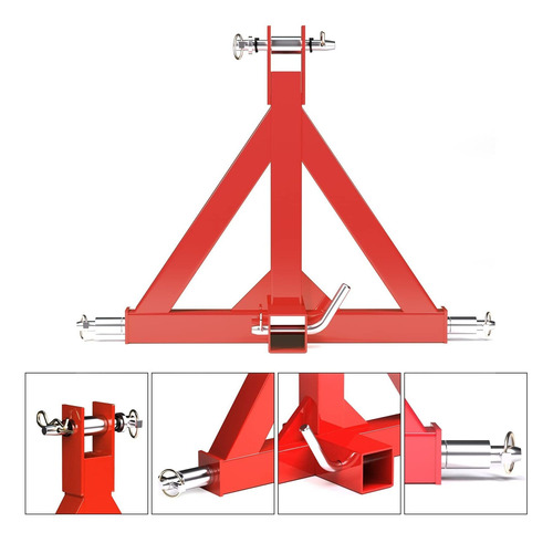Hikotor Adaptador Enganche Para Barra Traccion 3 Punto 2
