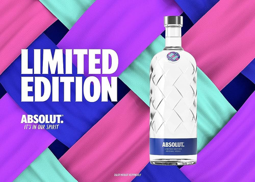 Absolut Wave Limited Edition Litro Exclusivo Bostonmartin