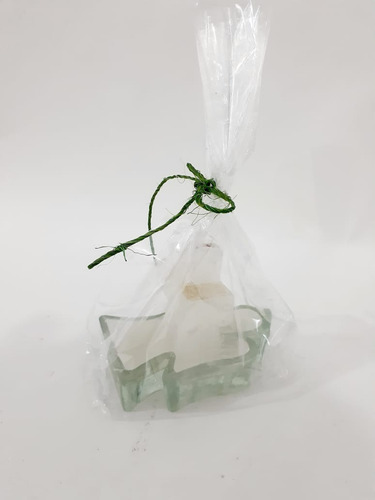 Vela Aromatica Con Base De Angel Y Cruz