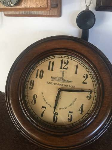Imagen 1 de 1 de Reloj Tipo Antiguo Faro José Ignacio 35 Cm