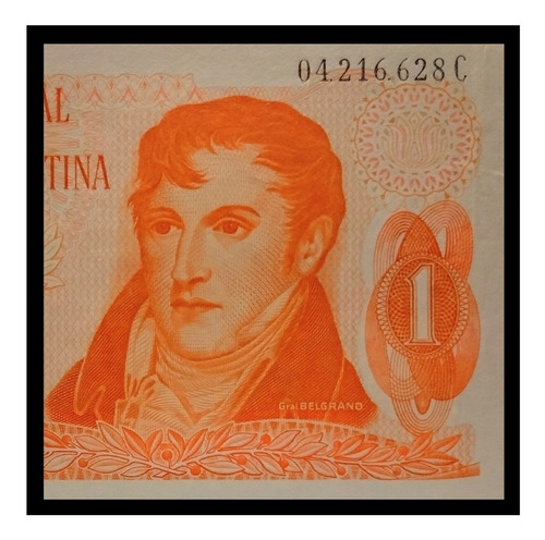 Argentina Billete 1 Peso Ley 1971 Serie C Sc Bot 2306