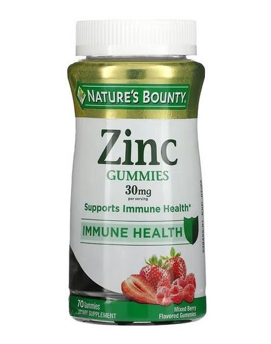 Natures Bounty | Zinc I 30mg I 70 Gummies I Importado