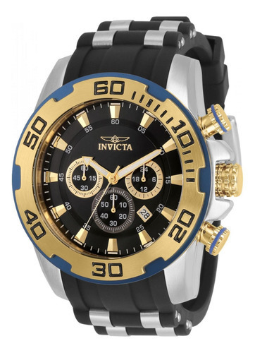 Reloj Invicta 30765 Pro Diver Quartz Hombre Color de la correa Acero