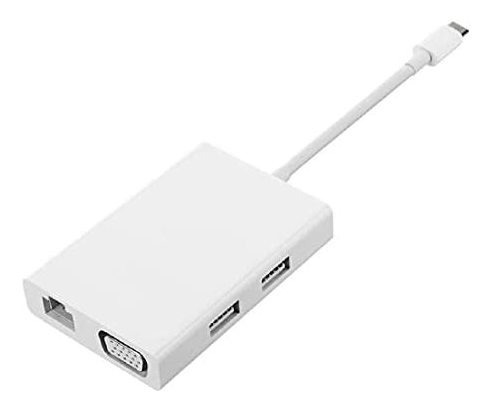 Multi Adaptador Mi Usb-c To Vga And Gigabit Ethemet 