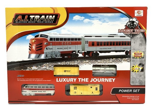 Set Tren A Pila Con Luz Y Sonido 135 Cm Art 1388-5 Loonytoys