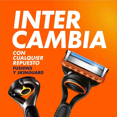 Maquina De Afeitar Gillette Fusion5 Recargable X 1und