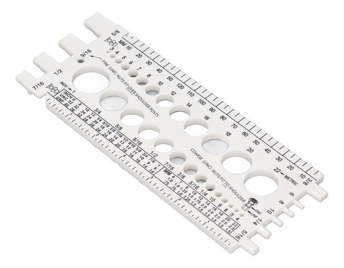 White White And Nut Identifier Gauge Thread Checker M3 To