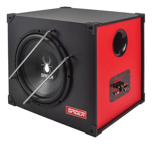 Cajón/subwoofer Amplificado 12 Slim Spider Sr-pick12 + Cable