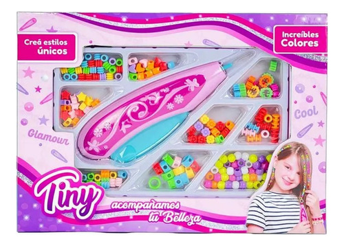 Set De Bijouterie Con Trenzador Tiny Blister Mostacillas