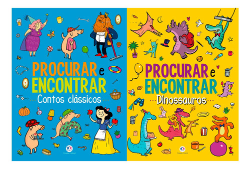Kit Procurar E Encontrar Dinossauros + Contos Clássicos, De Ed. Ciranda Cultural., Vol. 1. Editorial Kit De Livros, Capa Mole, Edição 2022 01 01 00:00:00 Em
