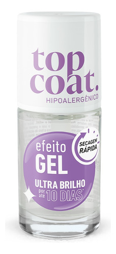 Base Efeito Gel Ultra Brilho 8,5ml - Blant - Secagem Rápid