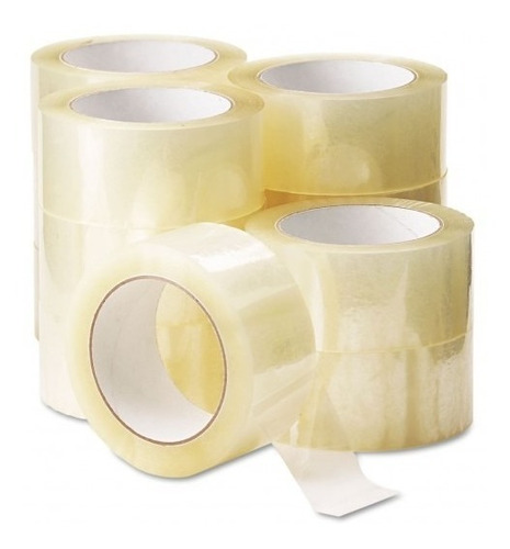 Cinta De Embalaje 100m X 48mm Pack 12 Rollos