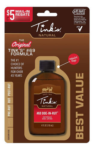 Tink's #69 Doe-in-rut Cebo De Ciervo (4 Oz)