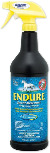 Endure Sweat-resistant Fly Spray For Horses 1 Qt