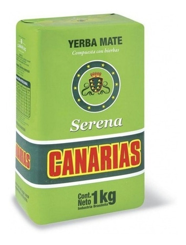 Venta Paquete Yerba Mate Uruguaya Canarias Serena De 1 Kilo