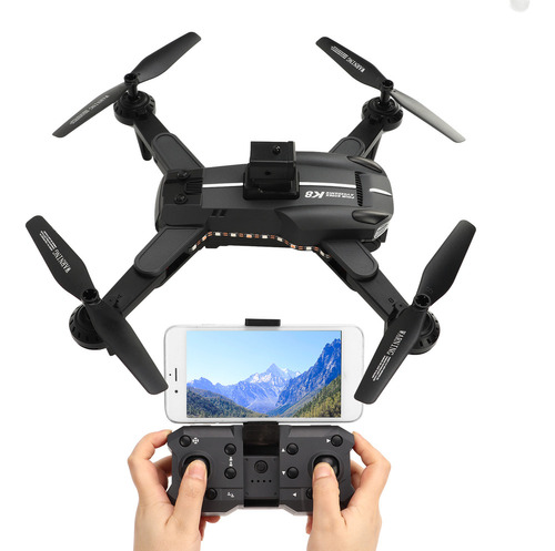 Drone Cuadricóptero Plegable 4k Hd Con Doble Cámara, Zoom 50