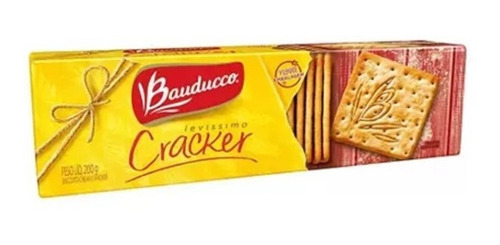 Biscoito Cream Cracker Levissimo Bauducco 200 Grs